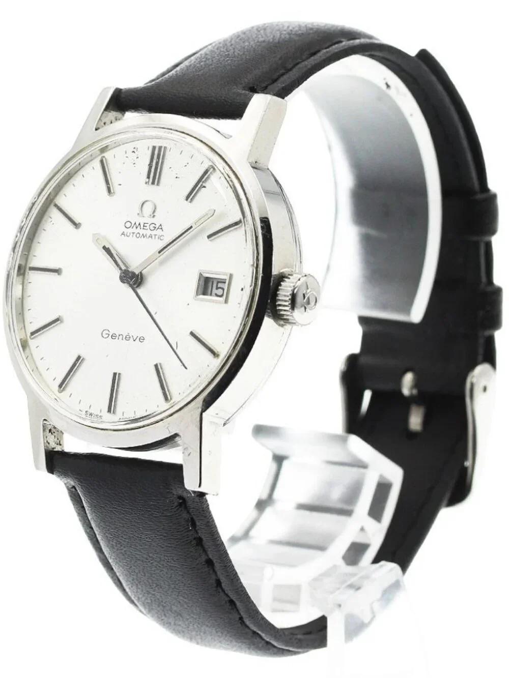 OMEGA Geneve 166.098 Date Cal.1480 Silver Dial Automatic Men's Watch_968364